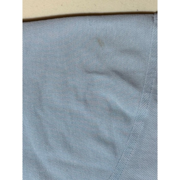 IZOD Mens Light Blue Short Sleeve Polo Shirt Embroidered Logo Size Large - Picture 6 of 10